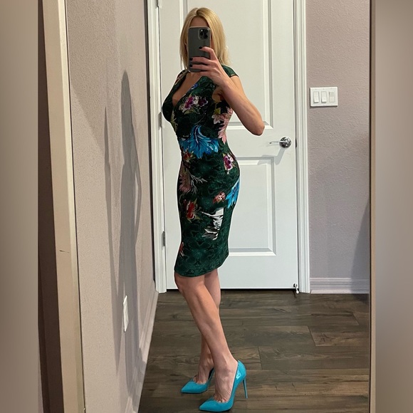 Dress Roberto Cavalli midi stretch, size S (EU 38) - Picture 2 of 9